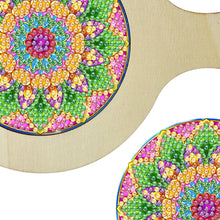 Load image into Gallery viewer, Mandala Diamond Crafts Projects Round Diamond Painting Table Mats for Home Decor
