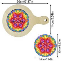 Load image into Gallery viewer, Mandala Diamond Crafts Projects Round Diamond Painting Table Mats for Home Decor
