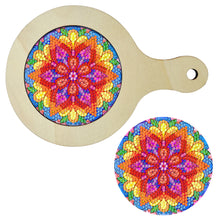 Load image into Gallery viewer, Mandala Diamond Crafts Projects Round Diamond Painting Table Mats for Home Decor
