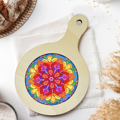 Mandala Diamond Crafts Projects Round Diamond Painting Table Mats for Home Decor