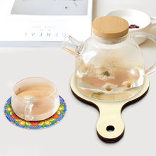 Load image into Gallery viewer, Mandala Diamond Crafts Projects Round Diamond Painting Table Mats for Home Decor
