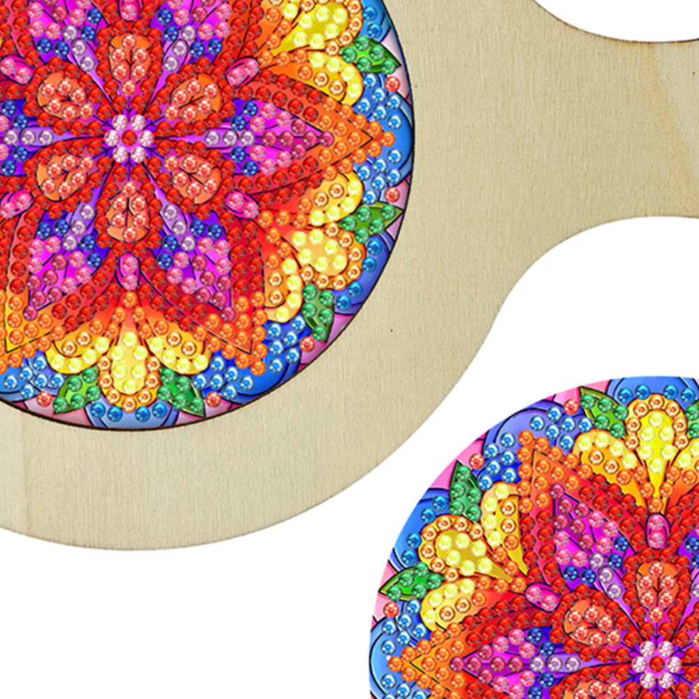 Mandala Diamond Crafts Projects Round Diamond Painting Table Mats for Home Decor