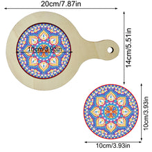 Load image into Gallery viewer, Mandala Diamond Crafts Projects Round Diamond Painting Table Mats for Home Decor
