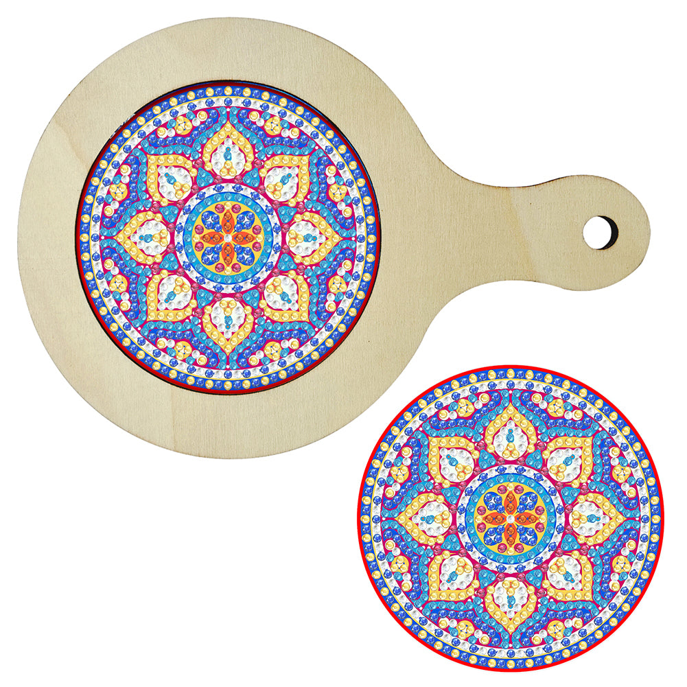 Mandala Diamond Crafts Projects Round Diamond Painting Table Mats for Home Decor