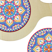 Load image into Gallery viewer, Mandala Diamond Crafts Projects Round Diamond Painting Table Mats for Home Decor
