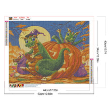 Load image into Gallery viewer, Diamond Painting - Full Round - Pumpkin Dinosaur (50*40CM)
