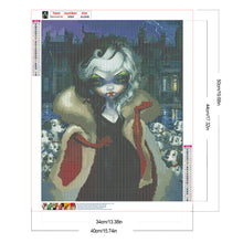 Load image into Gallery viewer, Diamond Painting - Full Round - Dalmatian And White-Haired Girl (40*50CM)
