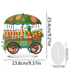 Load image into Gallery viewer, Acrylic Special Shape Soda Cart Diamond Painting Desktop Ornaments for Beginners
