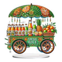 Load image into Gallery viewer, Acrylic Special Shape Soda Cart Diamond Painting Desktop Ornaments for Beginners
