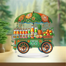 Load image into Gallery viewer, Acrylic Special Shape Soda Cart Diamond Painting Desktop Ornaments for Beginners
