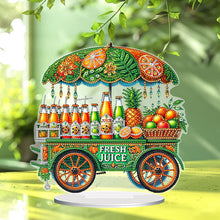 Load image into Gallery viewer, Acrylic Special Shape Soda Cart Diamond Painting Desktop Ornaments for Beginners

