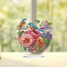 Load image into Gallery viewer, Acrylic Special Shape Artistic Vase Desktop Diamond Painting Ornaments
