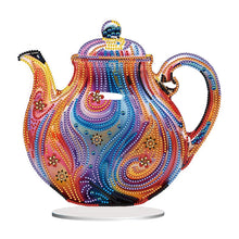 Load image into Gallery viewer, Acrylic Special Shape Artistic Tea Pot Desktop Diamond Painting Ornaments
