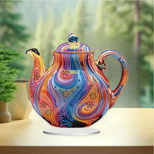 Load image into Gallery viewer, Acrylic Special Shape Artistic Tea Pot Desktop Diamond Painting Ornaments
