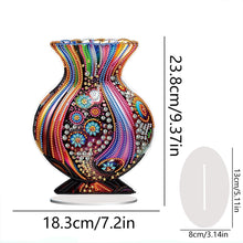 Load image into Gallery viewer, Acrylic Special Shape Artistic Vase Desktop Diamond Painting Ornaments
