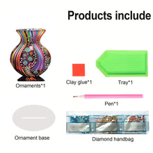 Load image into Gallery viewer, Acrylic Special Shape Artistic Vase Desktop Diamond Painting Ornaments
