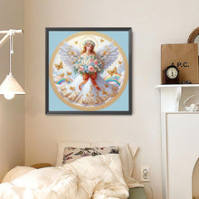 Load image into Gallery viewer, Diamond Painting - Full Round - Angel Bouquet Girl In White (30*30CM)
