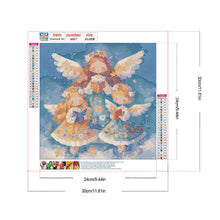 Load image into Gallery viewer, Diamond Painting - Full Round - Three Angel Little Girls (30*30CM)
