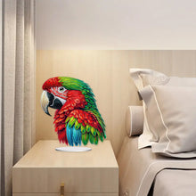 Load image into Gallery viewer, Acrylic Special Shape Parrot Diamond Painting Desktop Ornament for Beginners
