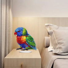 Load image into Gallery viewer, Acrylic Special Shape Parrot Diamond Painting Desktop Ornament for Beginners

