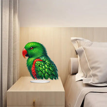 Load image into Gallery viewer, Acrylic Special Shape Parrot Diamond Painting Desktop Ornament for Beginners

