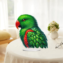 Load image into Gallery viewer, Acrylic Special Shape Parrot Diamond Painting Desktop Ornament for Beginners
