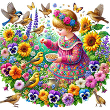 Load image into Gallery viewer, Diamond Painting - Full Round - Spring Girl (50*50CM)
