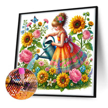 Load image into Gallery viewer, Diamond Painting - Full Round - Spring Girl (50*50CM)
