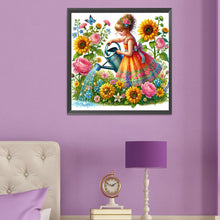 Load image into Gallery viewer, Diamond Painting - Full Round - Spring Girl (50*50CM)
