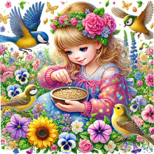Load image into Gallery viewer, Diamond Painting - Full Round - Spring Girl (50*50CM)
