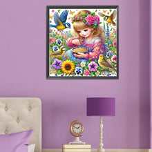 Load image into Gallery viewer, Diamond Painting - Full Round - Spring Girl (50*50CM)
