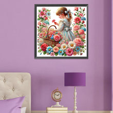 Load image into Gallery viewer, Diamond Painting - Full Round - Spring Girl (50*50CM)

