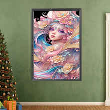 Load image into Gallery viewer, Diamond Painting - Full Square - Hibiscus Girl (50*75CM)
