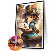 Load image into Gallery viewer, Diamond Painting - Full Round - Steam Punk Girl (45*60CM)
