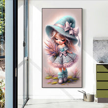 Load image into Gallery viewer, Diamond Painting - Full Round - Lavender girl (40*70CM)
