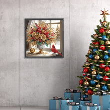 Load image into Gallery viewer, Diamond Painting - Partial Special Shaped - Art Vase Cardinal (30*30CM)
