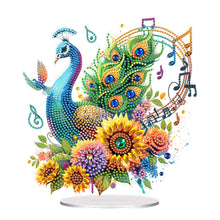 Load image into Gallery viewer, Acrylic Special Shape Peacock Diamond Painting Desktop Ornaments for Home Decor
