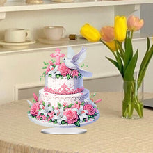 Load image into Gallery viewer, Acrylic Special Shape Flower Cake Diamond Painting Desktop Ornaments for Home
