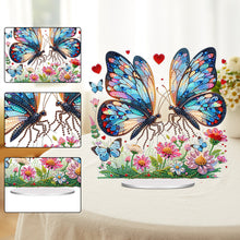 Load image into Gallery viewer, Acrylic Special Shape Butterfly Diamond Painting Desktop Ornament for Home Decor
