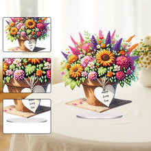 Load image into Gallery viewer, Acrylic Special Shape Flowers Diamond Painting Desktop Ornaments for Home Decor
