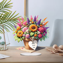 Load image into Gallery viewer, Acrylic Special Shape Flowers Diamond Painting Desktop Ornaments for Home Decor
