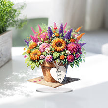 Load image into Gallery viewer, Acrylic Special Shape Flowers Diamond Painting Desktop Ornaments for Home Decor
