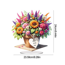 Load image into Gallery viewer, Acrylic Special Shape Flowers Diamond Painting Desktop Ornaments for Home Decor
