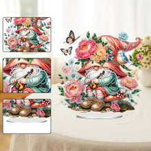Load image into Gallery viewer, Acrylic Special Shape Spring Gnome Diamond Painting Desktop Ornaments for Home
