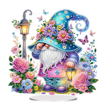 Load image into Gallery viewer, Acrylic Special Shape Flower Gnome Diamond Painting Desktop Ornaments for Home
