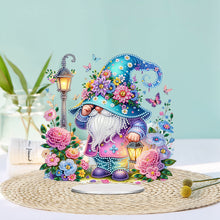 Load image into Gallery viewer, Acrylic Special Shape Flower Gnome Diamond Painting Desktop Ornaments for Home

