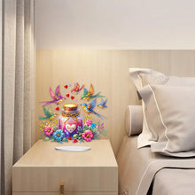 Load image into Gallery viewer, Acrylic Special Shaped Flower Bird Wish Bottle Desktop Diamond Art Kits for Home
