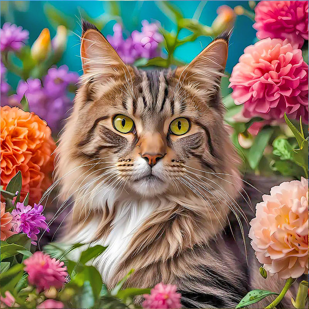 Diamond Painting - Full Round - Cat (50*50CM)