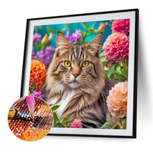 Load image into Gallery viewer, Diamond Painting - Full Round - Cat (50*50CM)

