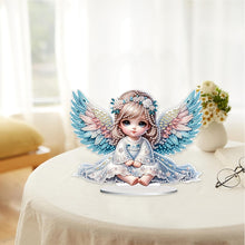 Load image into Gallery viewer, Angel Girl Diamond Painting Tabletop Ornaments Kit 5D DIY Diamond Art Decors
